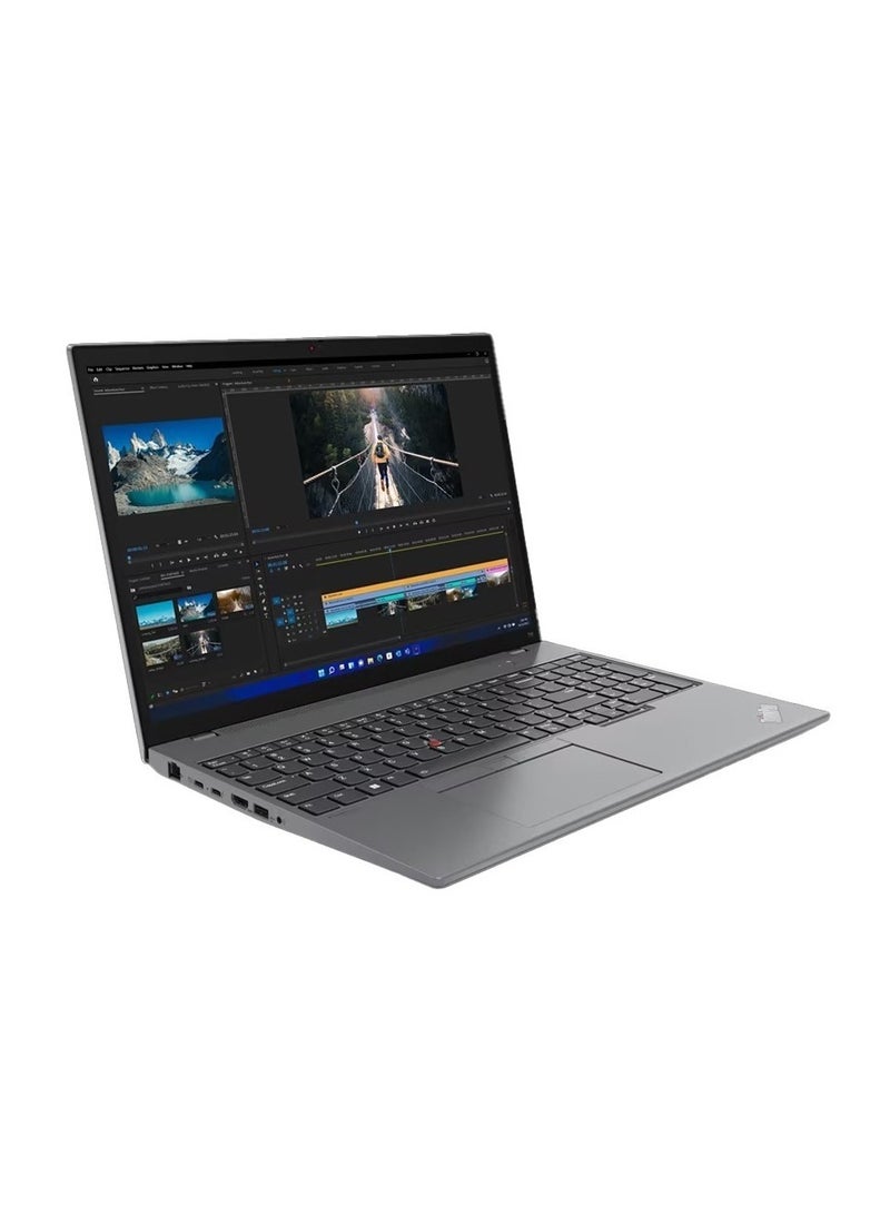 Lenovo - ThinkPad T16 Gen1 IntelÂ® Coreâ„¢ i5-1235U 8Gb DDR4 Ram 256Gb Ssd Fingerprint Reader 16" WUXGA (1920x1200) IPS Windows 11 Pro English/Arabic Thunder Black - Image 1