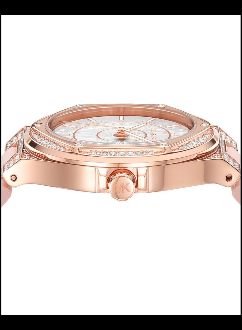 Michael Kors Women's Michael Kors Lennox Analog White Dial Watch MK7334 - Image 4