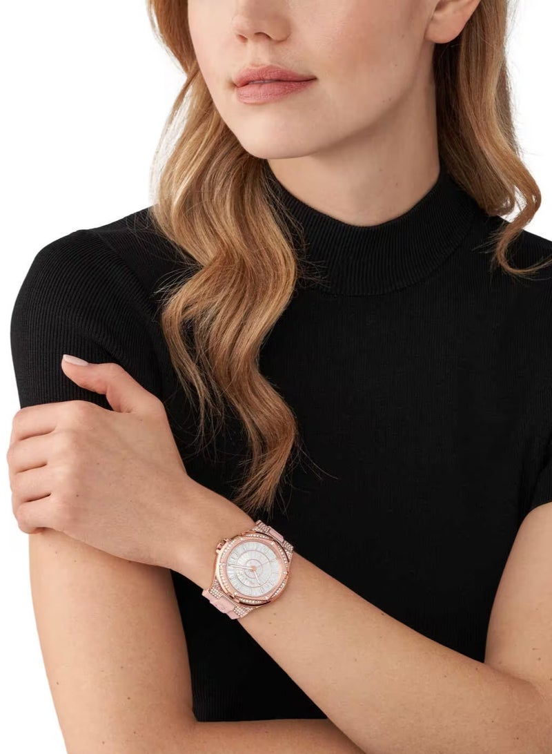 Michael Kors Women's Michael Kors Lennox Analog White Dial Watch MK7334 - Image 2