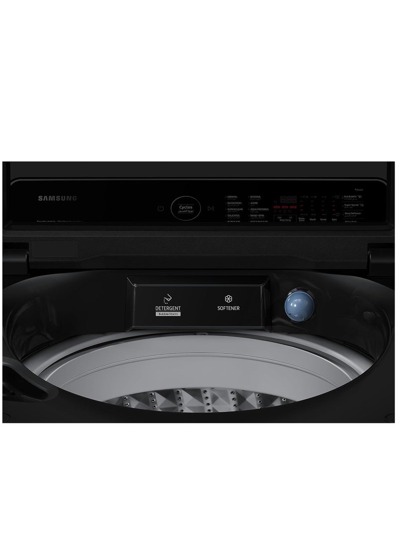 Samsung 12 Kg Top Load Washing Machine With Ecobubble, Digital Inverter Technology And Super Speed On Digital Inverter Motor 12 kg WA12CG6745BVGU Black - Image 4