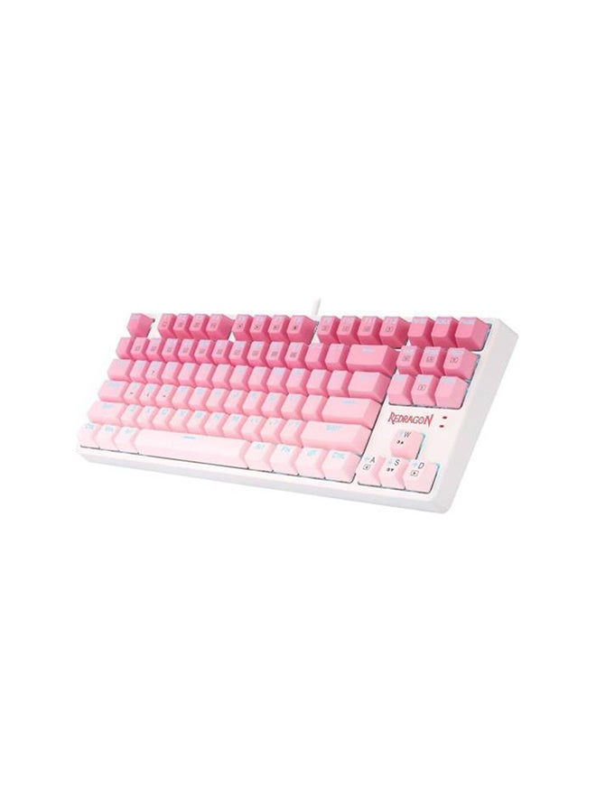 REDRAGON K645W-GP Cass 80% Mechanical Keyboard, Redragon Brown Key Switches, Wired Connectivity, Anti-Ghosting, Splash-Proof, Gradient Pink/White | K645W-GP-RGB  - Image 1