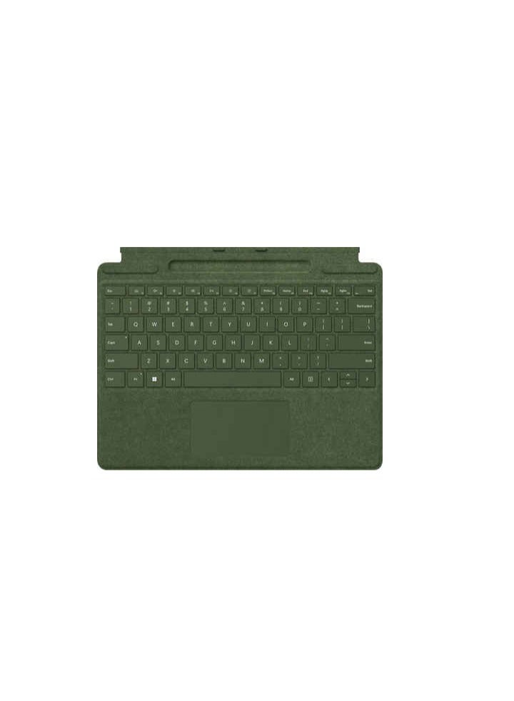 Microsoft Surface Pro 9, 8 or X Signature Type cover keyboard Forest 
