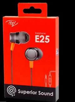 ITEL Itel E25 Wired Headset Black  - Image 2