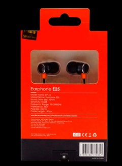 ITEL Itel E25 Wired Headset Black  - Image 3