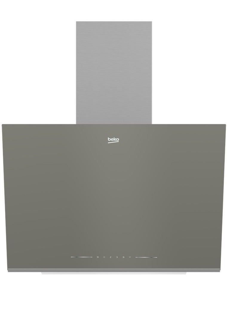 Beko Beko Built-in Decorative Hood - 60 CM - Gray Glass - Chimney BHCA66741BGHSE Gray 