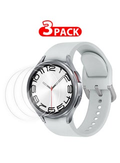 MARGOUN 3 Pack For Samsung Galaxy Watch6 Classic 47Mm Screen Protector Waterproof Tempered Glass Screen Protector High-Definition Transparent Film Hydrophobic And Oleophobic Screen Clear  - Image 1