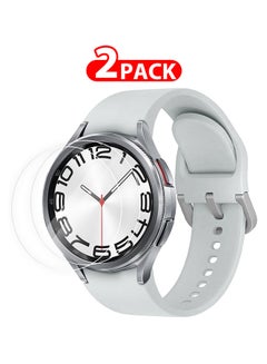 MARGOUN 2 Pack For Samsung Galaxy Watch6 Classic 43Mm Screen Protector Waterproof Tempered Glass Screen Protector High-Definition Transparent Film Hydrophobic And Oleophobic Screen Clear  - Image 1