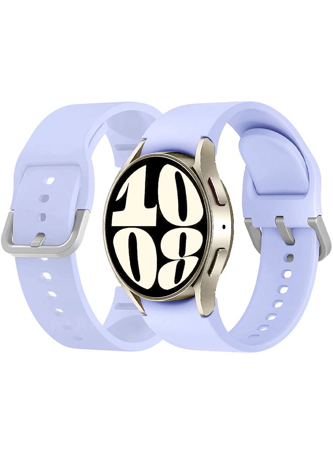 MARGOUN Samsung Galaxy Watch 6/6 Classic 20Mm Silicone Band Flexible And Durable Replacement Sport Strap Light Blue - Image 1