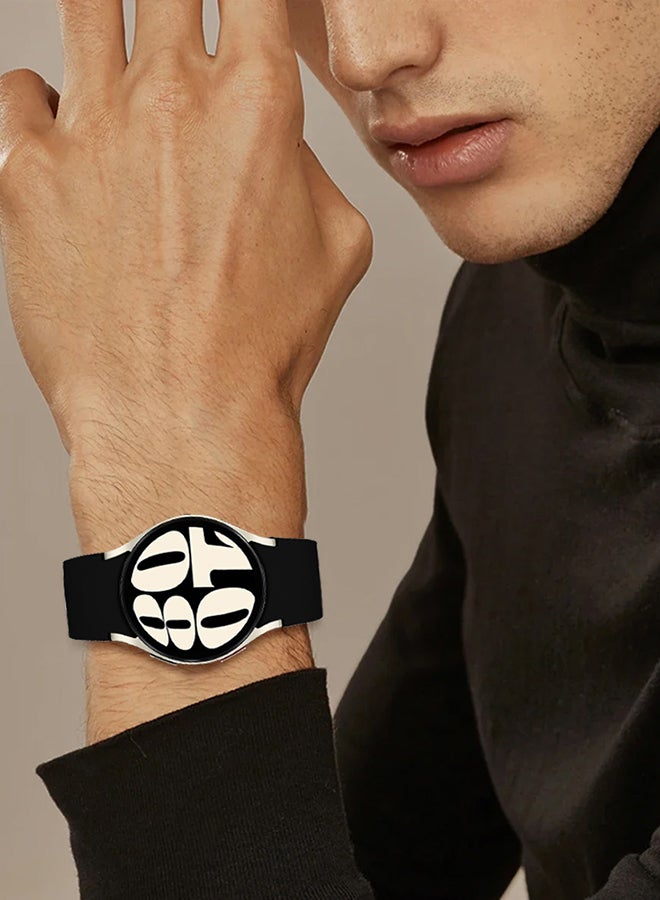 مارجون حزام سيليكون مرن ومتين مقاس 20 مم لساعة Samsung Galaxy Watch 6/6 Classic، حزام رياضي بديل مرن ومتين - Image 2