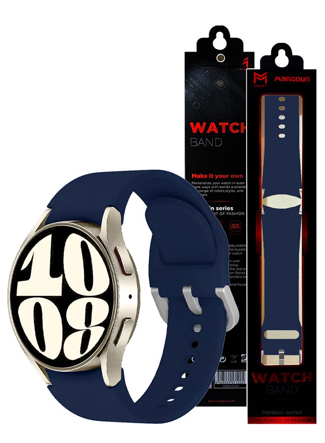 مارجون ساعة سامسونج جالكسي 6/6 كلاسيك حزام سيليكون 20 مم مرن وقابل للتحمل بديل حزام رياضي - Image 4