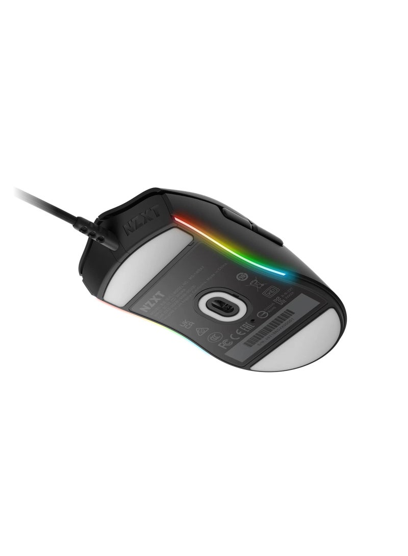 NZXT Lift Black Lightweight Symmetrical Wired Mouse  - Image 3