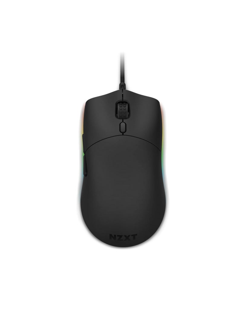 NZXT Lift Black Lightweight Symmetrical Wired Mouse  - Image 2