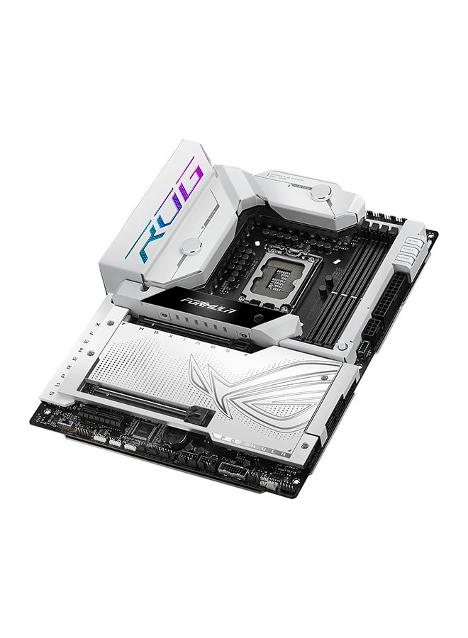 ASUS - ROG Maximus Z790 Formula LGA 1700 ATX Motherboard, Intel Z790 Chipset, 4x DDR5 DIMM Slot, 192GB Max Memory, 5x M.2 Slots, PCI-Express 5.0 x16 Port, Wi-Fi 7 / BT5.4, White - Image 1