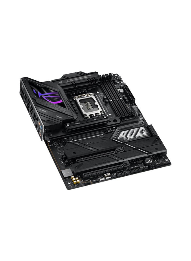ASUS - ROG STRIX Z790-E GAMING Wi-Fi II LGA 1700 ATX Motherboard, Intel Z790 Chipset, 4x DDR5 DIMM &192GB Max, Wi-Fi 7 / BT v5.4 / 2.5Gb Eth PCIe 5.0, 5 x M.2, USB Type-C /A, HDMI / DP | 90MB1FC0-M0EAY0 Black - Image 1