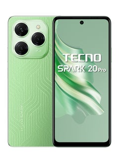 TECNO Spark 20 Pro Dual SIM Magic Skin 2.0 Green 12+9GB RAM 256GB 4G - Middle East Version  - Image 1