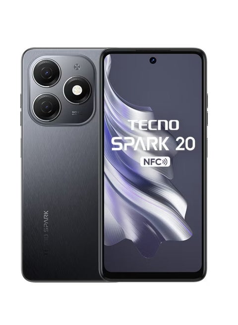 Spark 20 Dual Sim Gravity Black 8Gb Ram 256Gb 4G