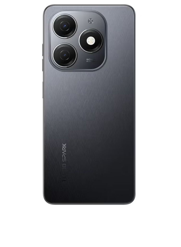 تكنو هاتف سبارك 20 ثنائي الشريحة بلون أسود جرافيتي وذاكرة وصول عشوائي 8 جيجابايت وذاكرة داخلية 256 جيجابايت يدعم تقنية 4G - Image 3