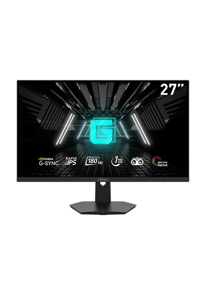 MSI - 27-Inch FHD (1920 x 1080) Non-Glare with Super Narrow Bezel 180Hz 1ms 16:9 HDMI/DP G-sync Compatible HDR Ready HDR Ready IPS Gaming Monitor (G274F) ‎Black - Image 1
