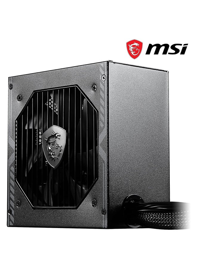 MSI MAG A650BN 650W 80Plus Bronze ATX Power Supply, DC-DC Circuit Design, 120 mm Fan Size, Active PFC, 100-240Vac, ATX Compatibility| 306-7ZP2B18-CE0 Black  - Image 4