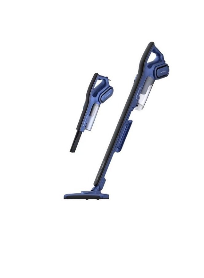 Deerma DX810 Portable 2-In-1 Handheld Vacuum Cleaner With HEPA Filter 16000Pa Strong Suction Power Blanket Dust Three-Layer Filtration Dust Capacity | Power Stainless Steel Duct 0.8 L 600 W ‎6955578038280 Blue  - Image 1
