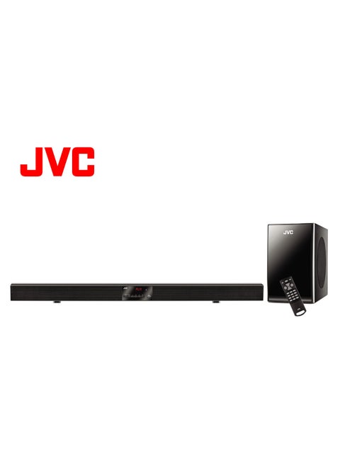 2.1Ch Sound Bar With Subwoofer Bluetooth, USB, LED Display, HDMI And Optical Input TH-BY370A Black