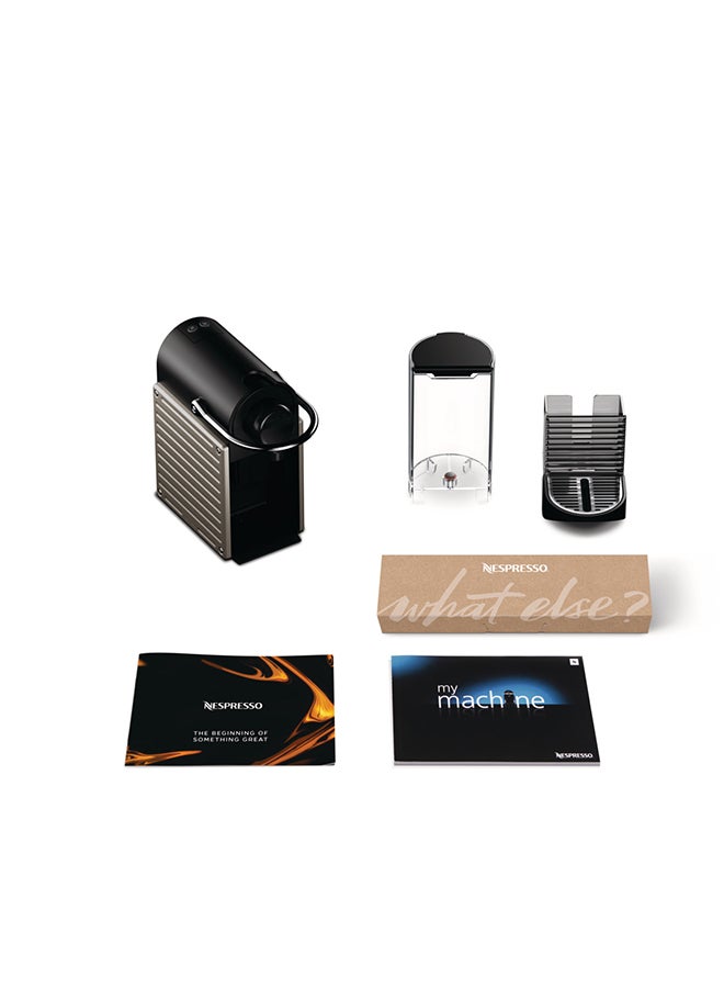 Nespresso - Pixie D Espresso Coffee Machine 0.7 L 1260 W C61-ME-RE-NE Titan Grey - Image 1