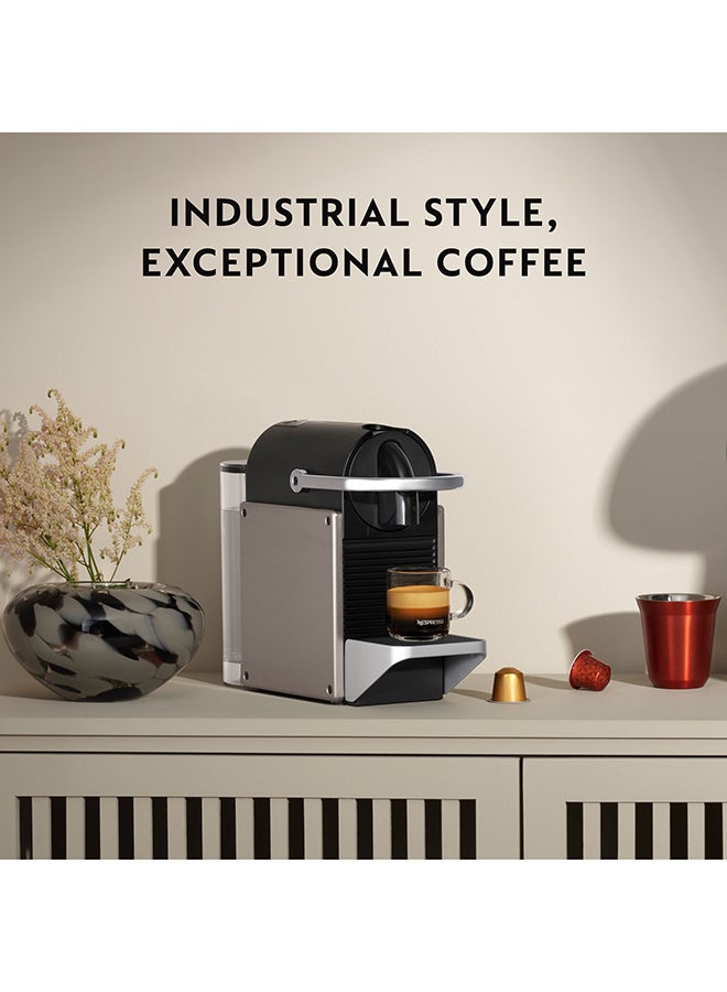 Nespresso Pixie C Coffee Machine By Nespresso, Titan, 0.7L (UAE Version) 0.7 L 1260 W C62-ME-TI-NE Titanium  - Image 5
