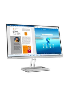 Lenovo L27i-40 Computer Monitor With 27-inch, FHD, (1920x1080), IPS Panel Technology, Built-in Speakers Cloud Grey  - Image 2