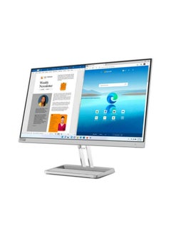 Lenovo L27i-40 Computer Monitor With 27-inch, FHD, (1920x1080), IPS Panel Technology, Built-in Speakers Cloud Grey  - Image 3