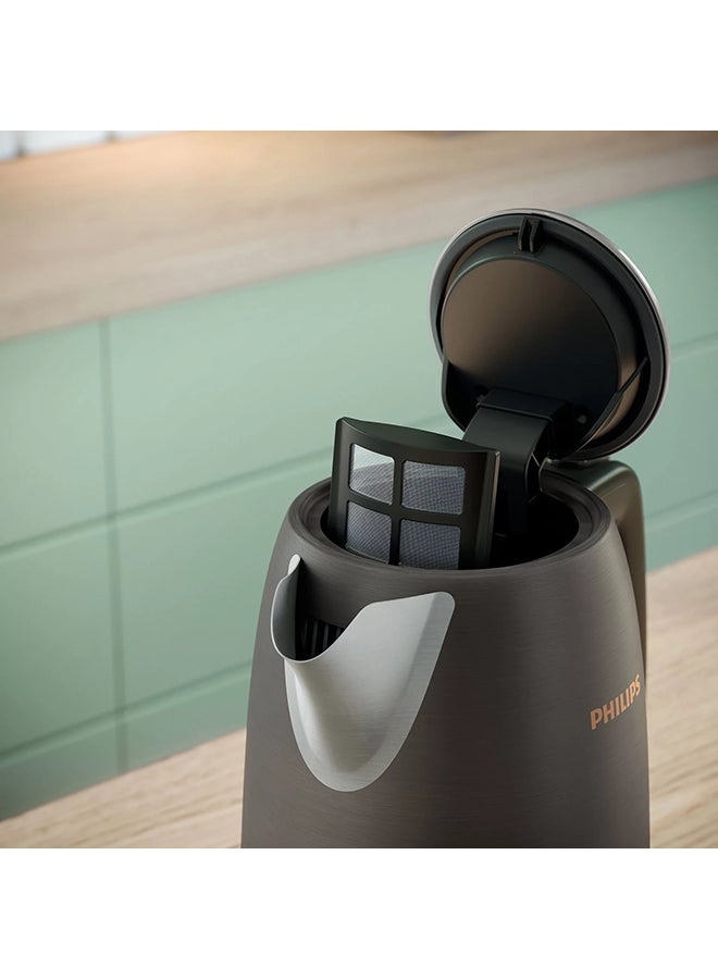 Philips - 5000 Series Electric Kettle 1.7 L 2200 W HD9352/31 Black/Copper - Image 1