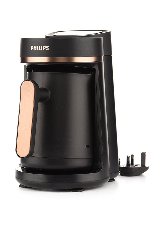 Philips Series 5000 Turkish Coffee Maker 0.28 L 735 W HDA150/62 Black/Brushed Copper  - Image 3