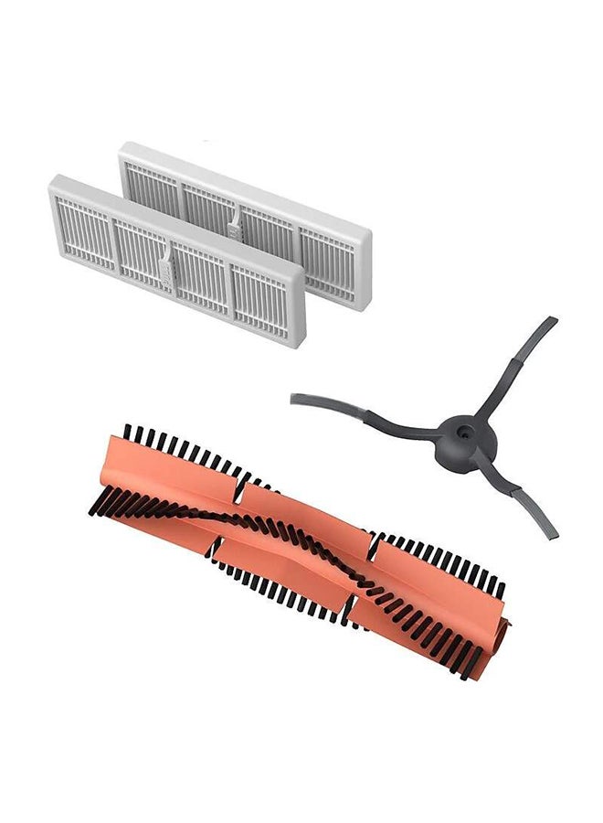 Philips - HomeRun Genuine Replacment Kit - 2x EPA11 Filters, 1x Main Brush, 1x Side Brush, Compatible with 2000 & 3000 Series Vacuum Robbots - XV1433/00 XU3100/ XU3000/ XV1433/00 XV1433/00 White - Image 1