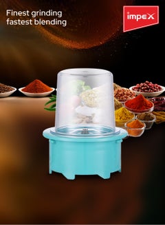 Impex Blender 2 In 1 Mixer Grinder, Powerful Motor, Speed Control With Pulse, Over Heat Protection 1.4 L 400 W BL 3501 Blue  - Image 3