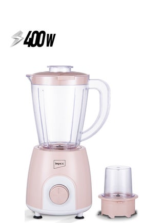 Blender 2 In 1 Mixer Grinder, Powerful Motor, Speed Control With Pulse, Over Heat Protection 400 W BL 3501 Pink - pnsku/N70036067V/45/_/1746519961/0dcfca7a-7927-4d1a-b5e6-9af159d4643d