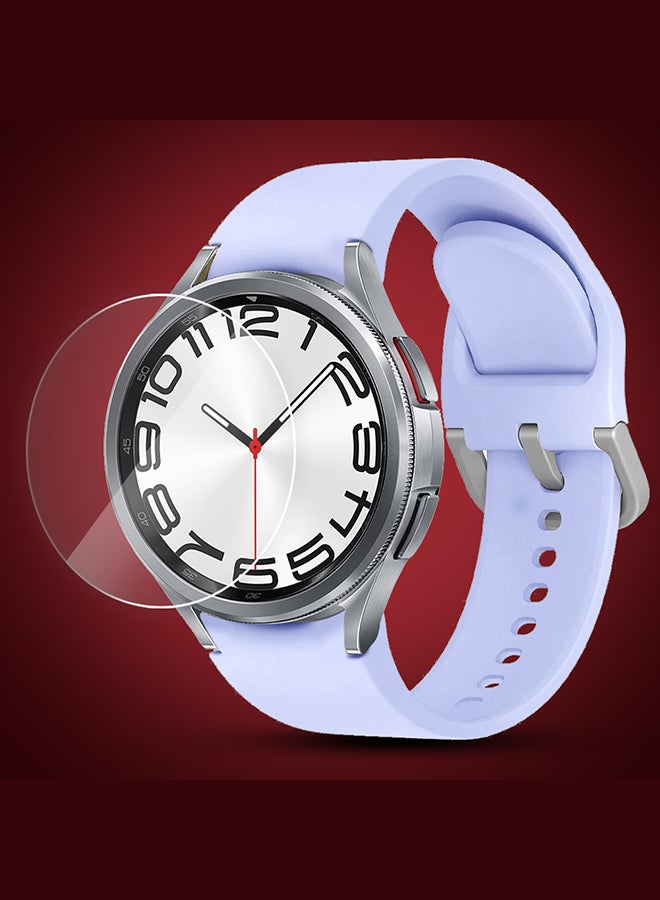 مارجون عبوتان من حزام السيليكون مقاس 20 مم وواقي الشاشة لساعة سامسونج جالاكسي واتش 6 كلاسيك مقاس 47 مم، حزام رياضي بديل مرن ومتين - Image 3