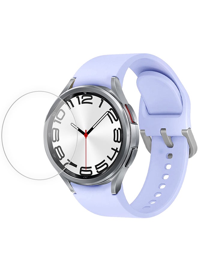 مارجون عبوتان من حزام السيليكون مقاس 20 مم وواقي الشاشة لساعة سامسونج جالاكسي واتش 6 كلاسيك مقاس 47 مم، حزام رياضي بديل مرن ومتين - Image 2