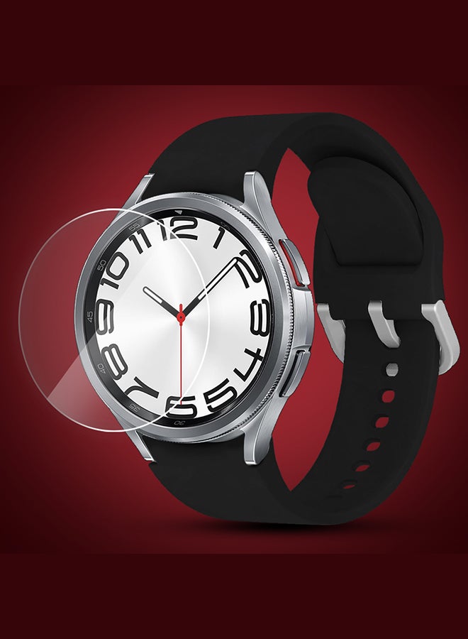 مارجون عبوتان من حزام السيليكون مقاس 20 مم وواقي الشاشة لساعة سامسونج جالاكسي واتش 6 كلاسيك مقاس 47 مم، حزام رياضي بديل مرن ومتين - Image 3