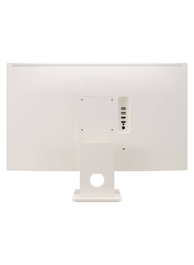 LG - 27" Inch MyView Smart Monitor FHD (1920x1080) IPS Display, WebOS 23, HDR 10, 5Wx2 Speakers, AirPlay 2, Screen Share, Bluetooth, ThinQ App & Remote Control - 27SR50F-W | White - Image 1