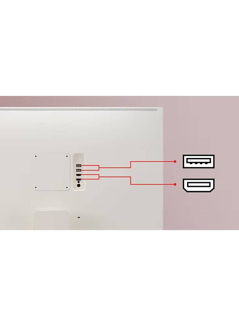 LG - 32 inch MyView FHD IPS Smart Monitor with webOS, Built in Speakers, WIFI & Bluetooth Connectivity, sRGB 99%, WebOS Smart TV Apps with Remote Control, USB / HDMI, 32SR50F White - Image 1