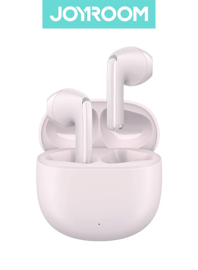 JOYROOM - JR-FB1 In-Ear True Wireless Bluetooth 5.3 Earphones DNS Call Noise Reduction With Charging Case Pink - Image 1