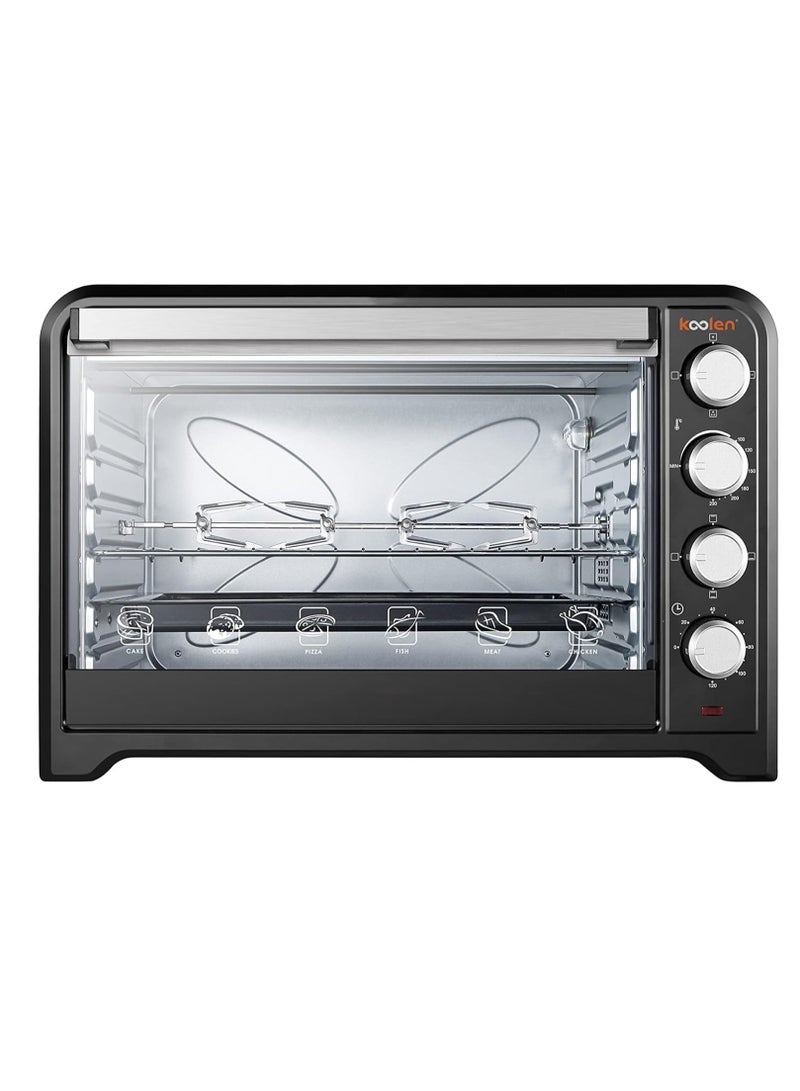 KOOLEN - Electric Oven With Temperature Control 80 L 2400 W 802104004 Black - Image 1