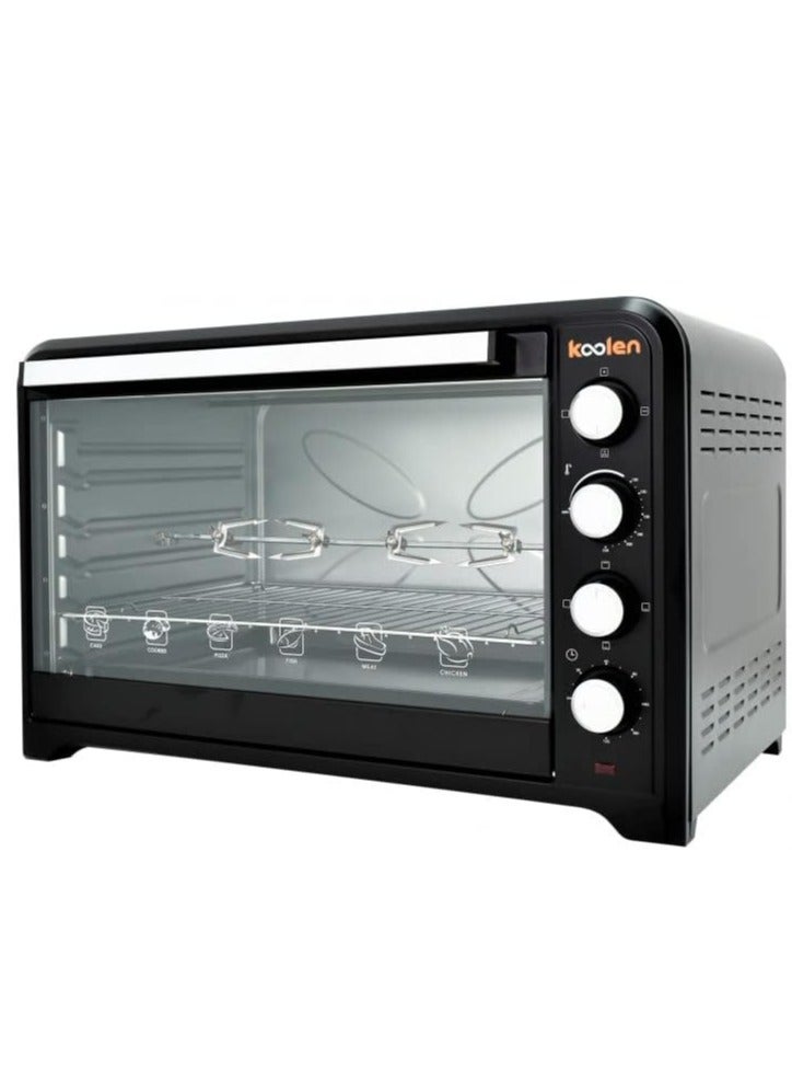 KOOLEN - Electric Oven With Temperature Control 80 L 2400 W 802104004 Black - Image 1