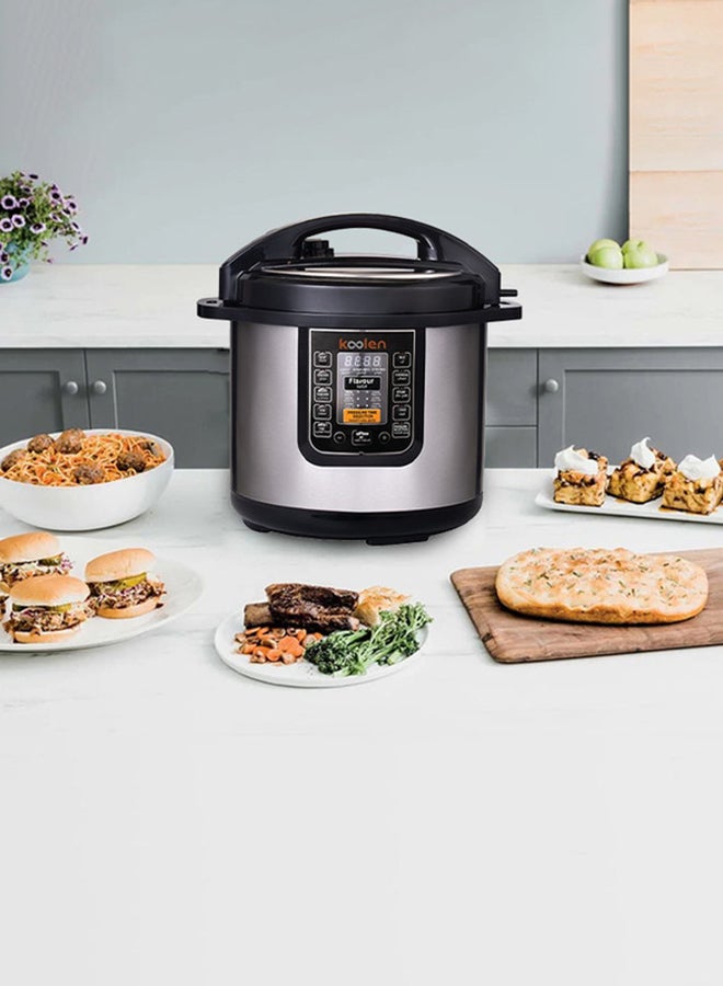 KOOLEN Electric Pressure Cooker 6 L 1000 W 816106002 Black/Silver  - Image 4