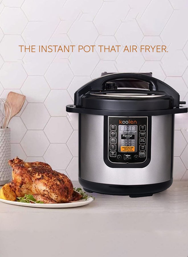 KOOLEN Electric Pressure Cooker 6 L 1000 W 816106002 Black/Silver  - Image 3