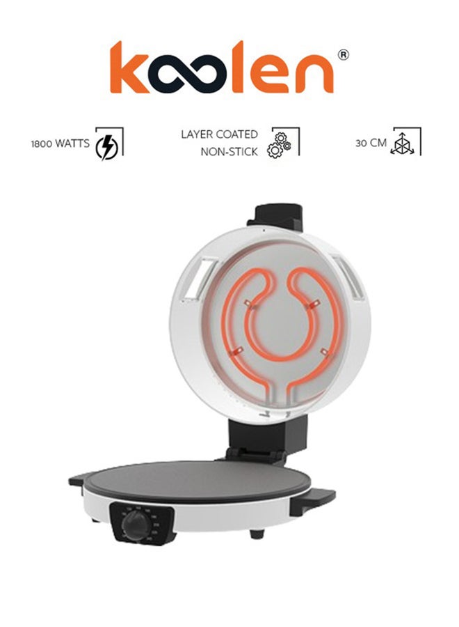 KOOLEN Pizza And Arabic Bread Maker 1800 W 800109001 White  - Image 1