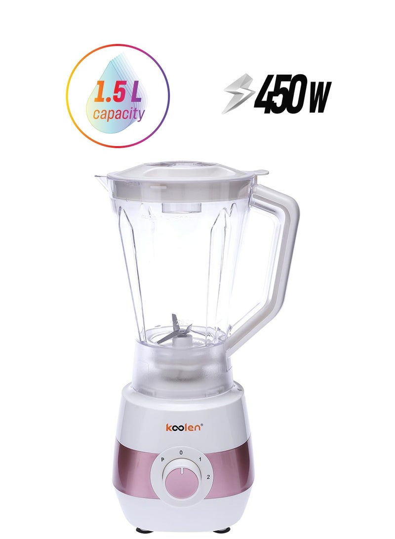 كولن محضر طعام 2 في 1 سعة 1500 مل وقوة 450 وات 801102002 أبيض  - Image 1