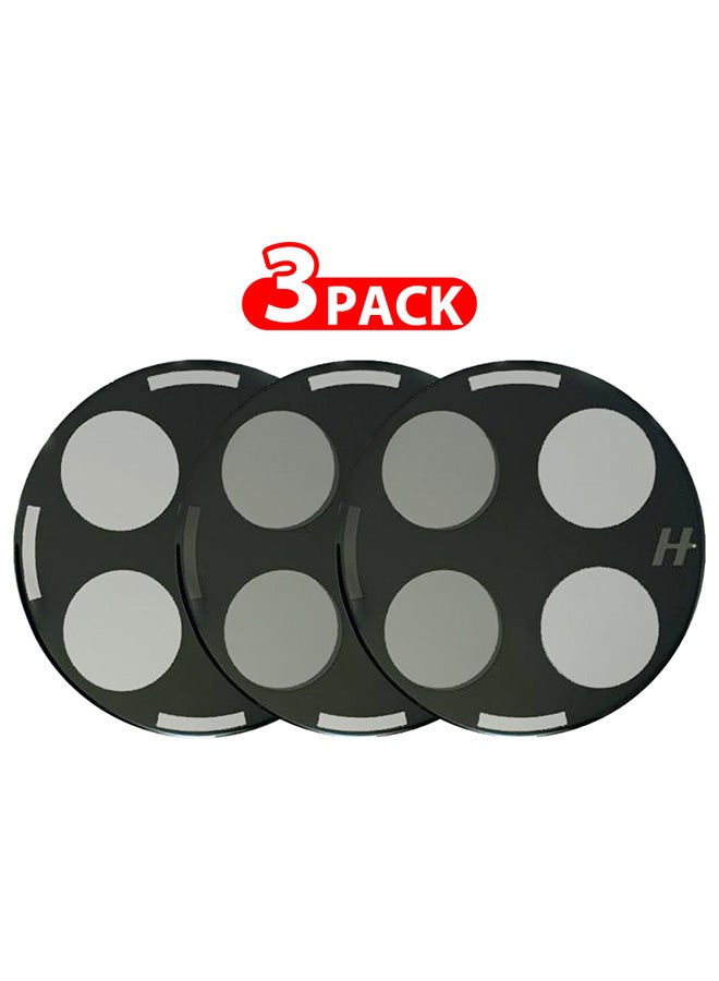 MARGOUN 3 Pack For OnePlus 12 Tempered Glass Camera Lens Protector Round Edge And 99% HD Clarity Camera Lens Protector Black - Image 2