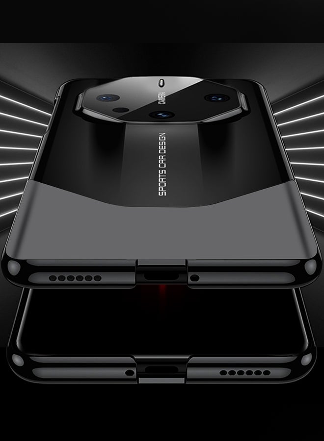 مارجون جراب Huawei Mate 60 RS Ultimate Case 2 في 1 Armor Anti-knock لحماية العدسات من مادة البولي كربونات الصلبة غير اللامعة - Image 2