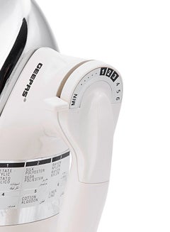 GEEPAS Heavy Weight Automatic Dry Iron With Teflon Plated Sole Plate 1200 W GDI7752 White/Silver/Grey  - Image 3