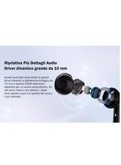 QCY T13 True Wireless Earbuds Bluetooth 5.1 Headphones Touch Control With Charging Case IPX5 Waterproof Stereo Earphones In-Ear Built-In Mic Headset 40H Playtime Black  - Image 3